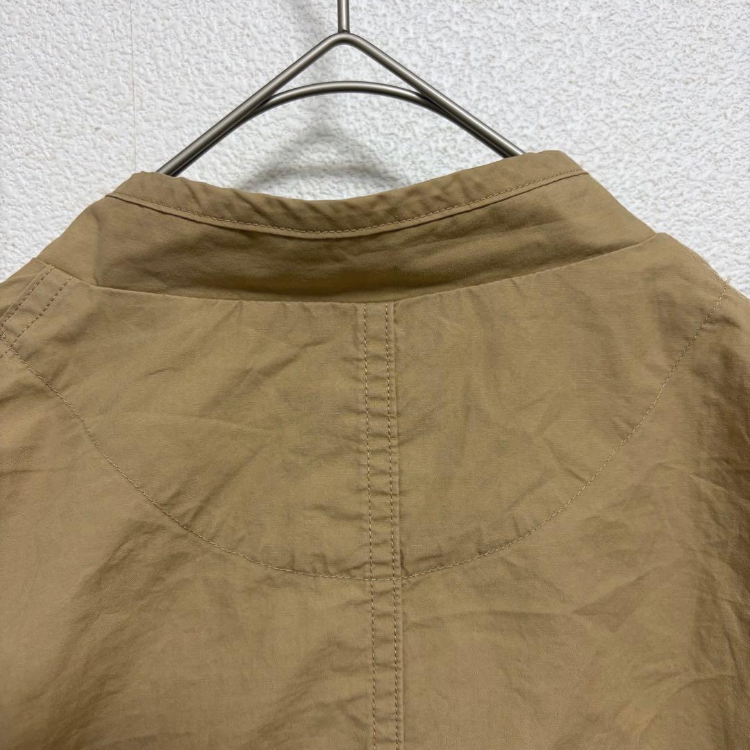 【DANTON】ダントン　ノーカラー　ジャケット　カバーオール　シャツ
