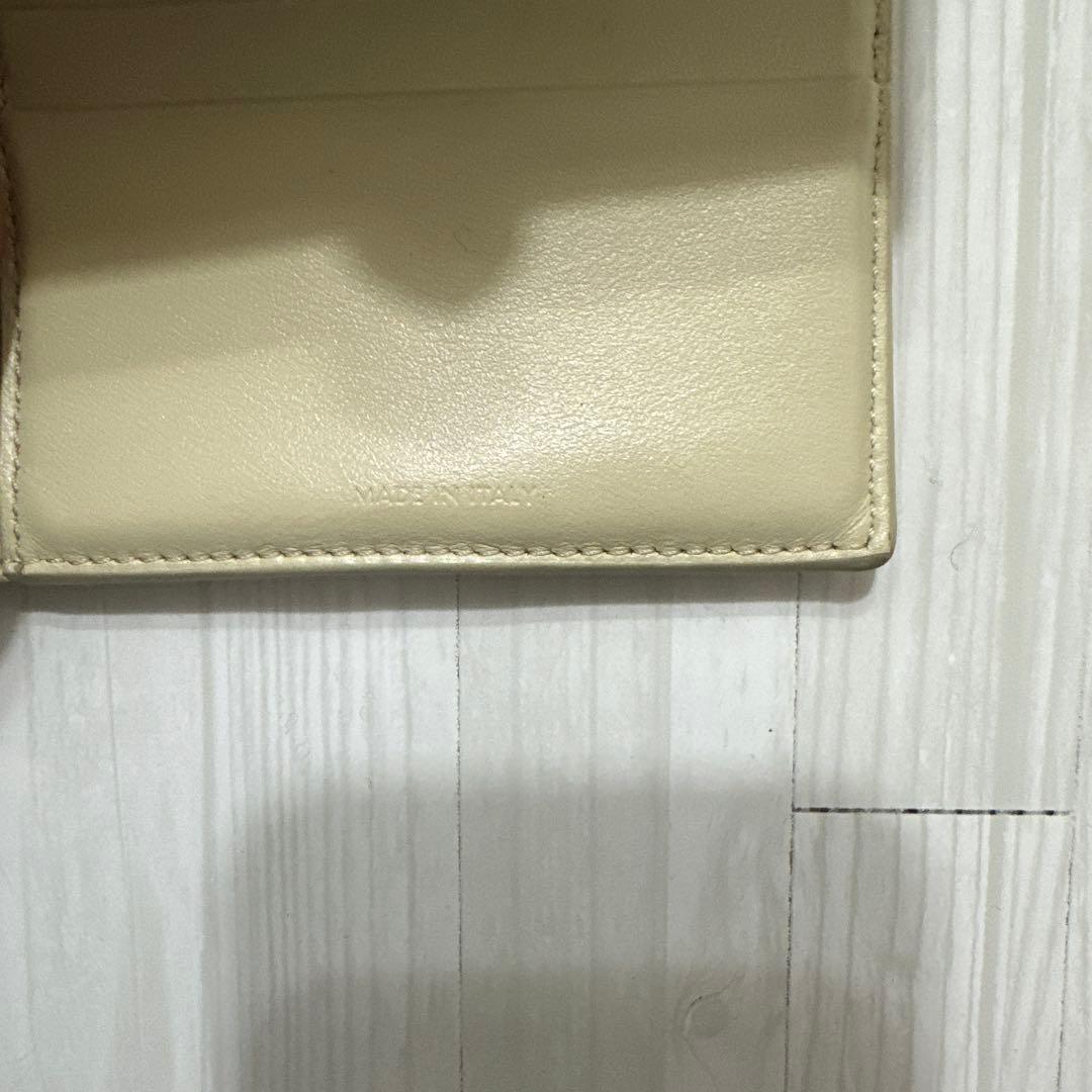 CELINE 二つ折り財布 ベージュ/イエロー　セリーヌ　財布　折り畳み財布