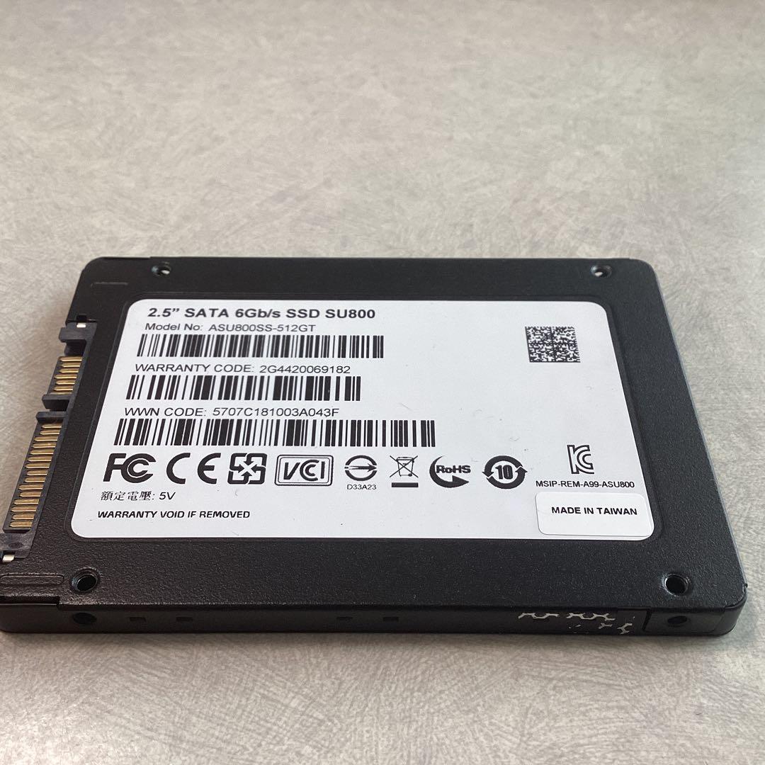 HIROSHI様用　ADATA SU800 512GB 2.5インチ SSD