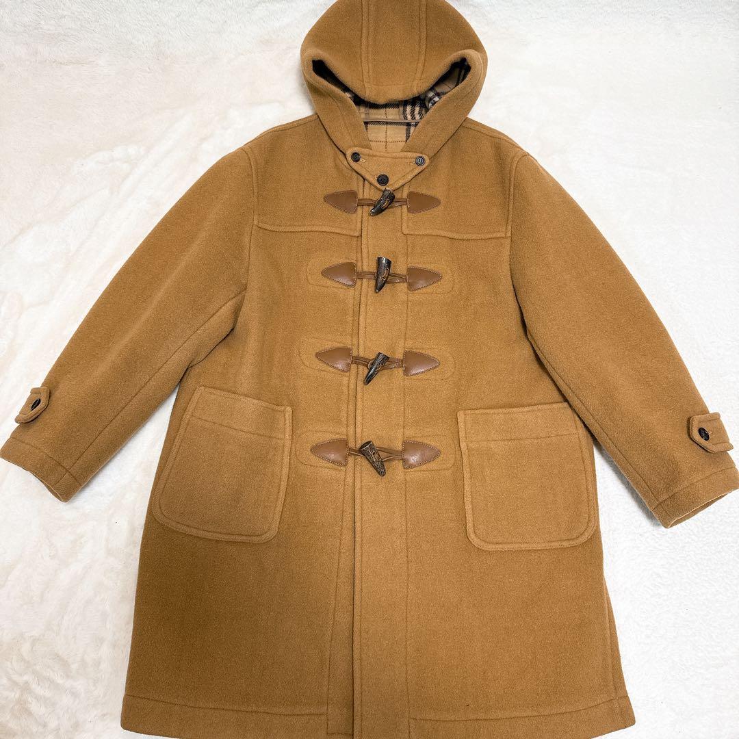 美品✨ VAN ダッフルコート チェック メルトン ウール ベージュ