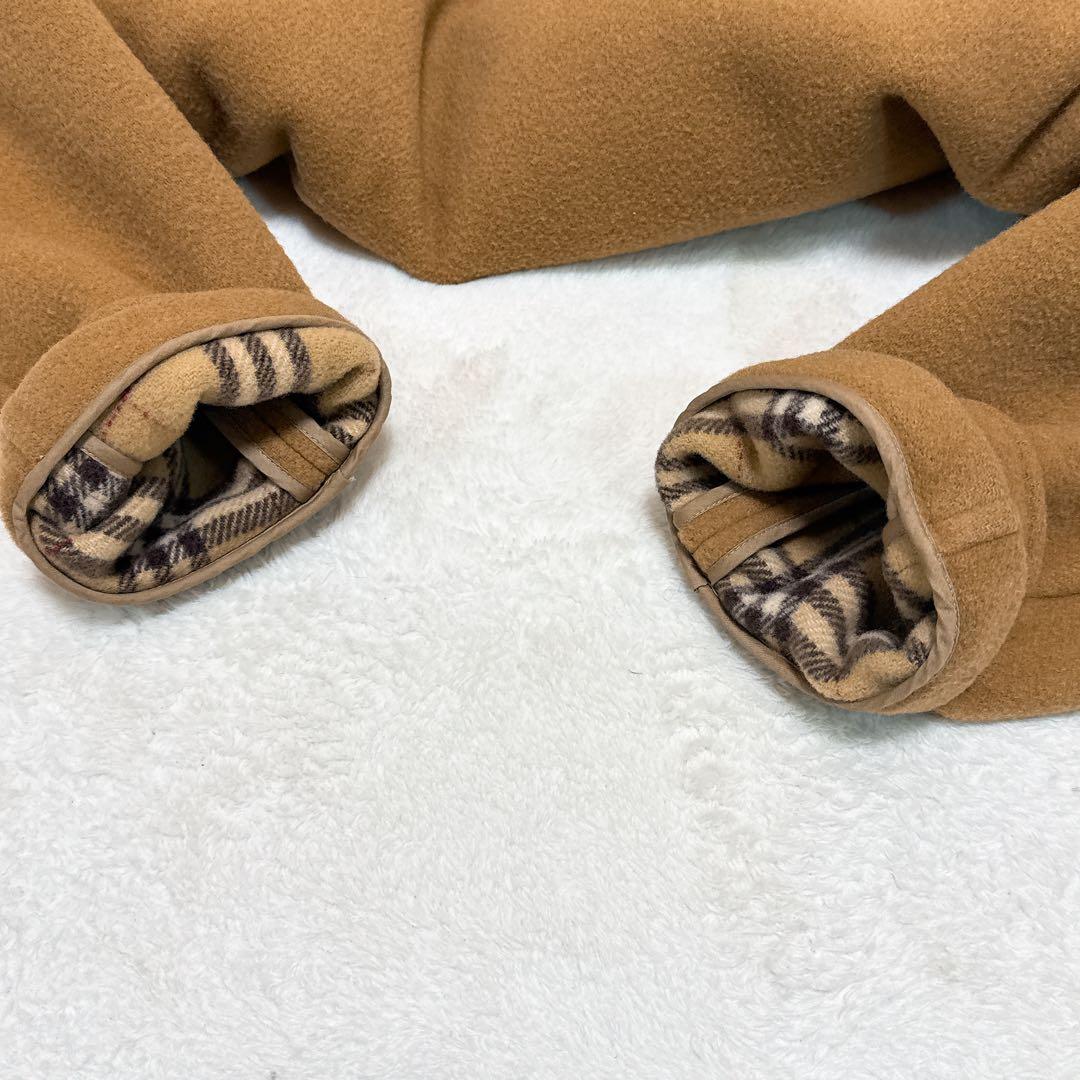 美品✨ VAN ダッフルコート チェック メルトン ウール ベージュ