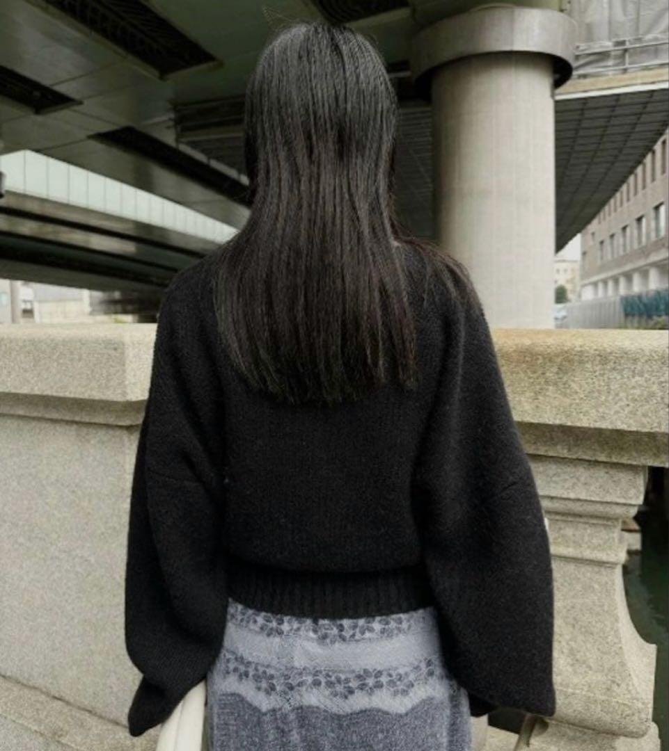 み*ん様 新品 アメリヴィンテージ TURN OVER KNIT CARDIGA