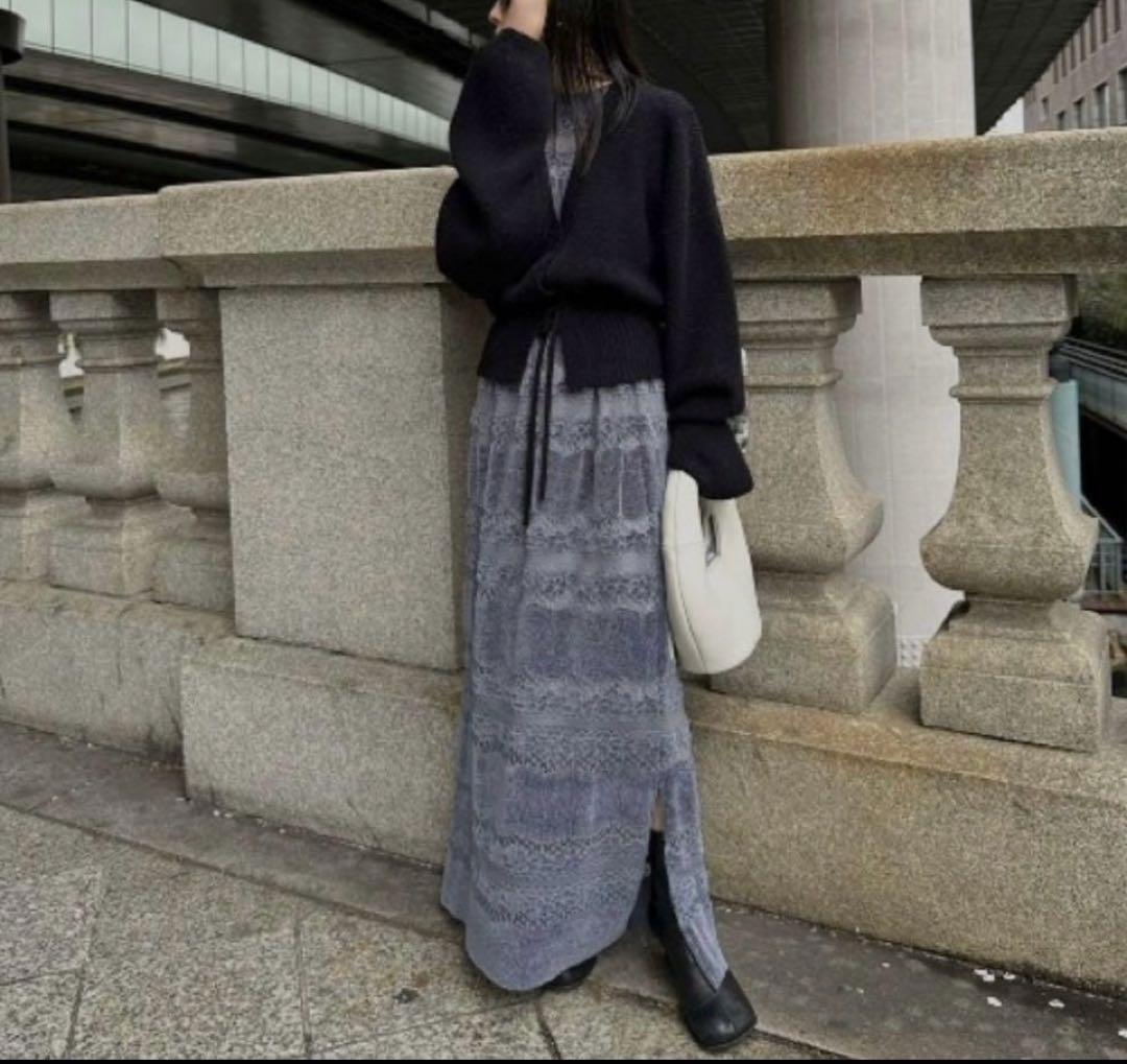 み*ん様 新品 アメリヴィンテージ TURN OVER KNIT CARDIGA