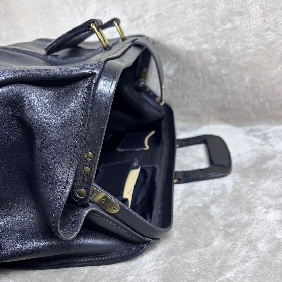 激レア　OLD COACH ボストンバッグ　ダイヤルロック　ブラック　本革レザー