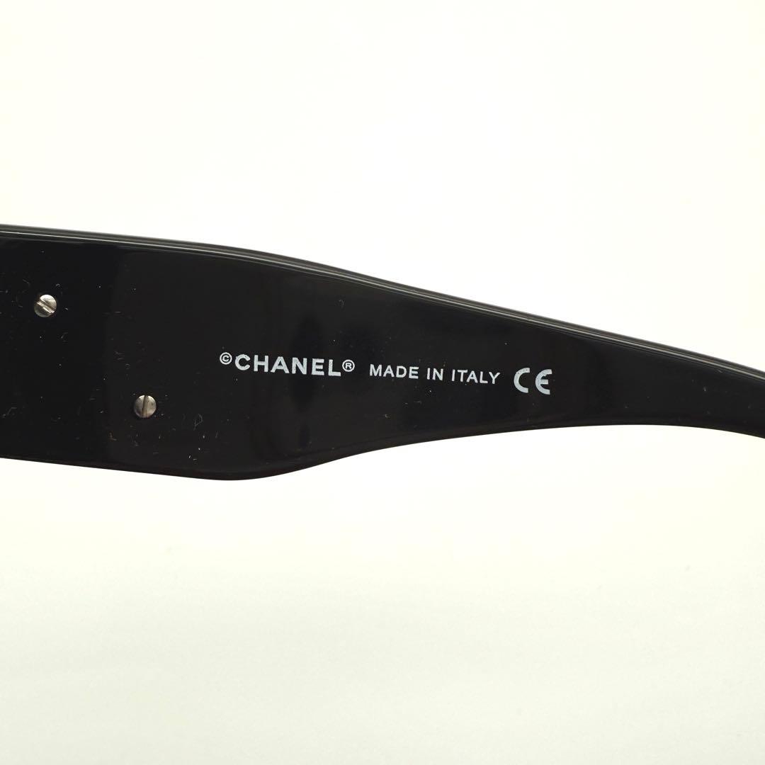 CHANEL サングラス カメリア 5113 ベージュ ブラック ココマーク