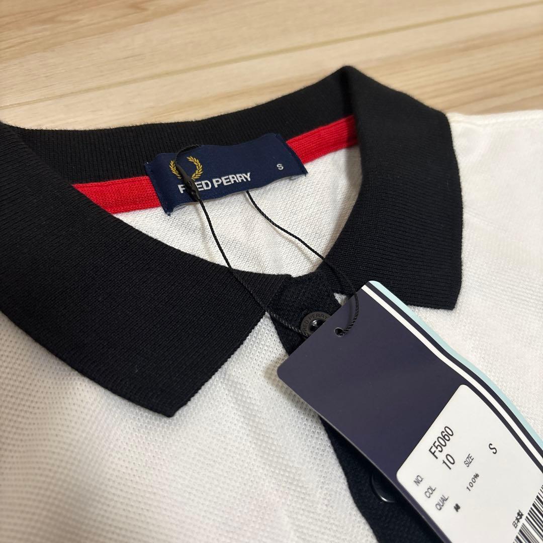 ▪️FRED PERRY ポロシャツ　半袖　新品未使用タグ付　ロゴ刺繍