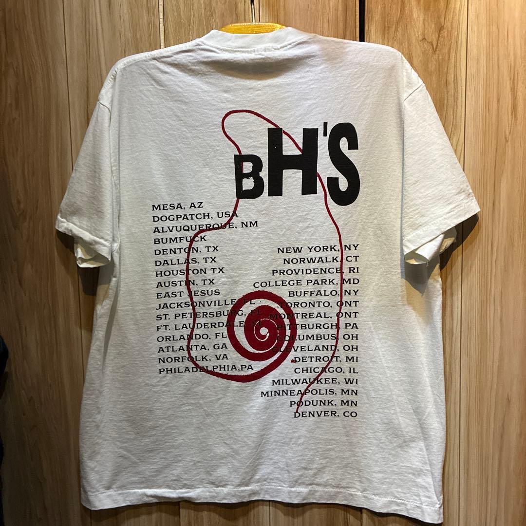 USA製 シングルステッチ 90s希少★バットホールサーファーズ Tシャツ XL