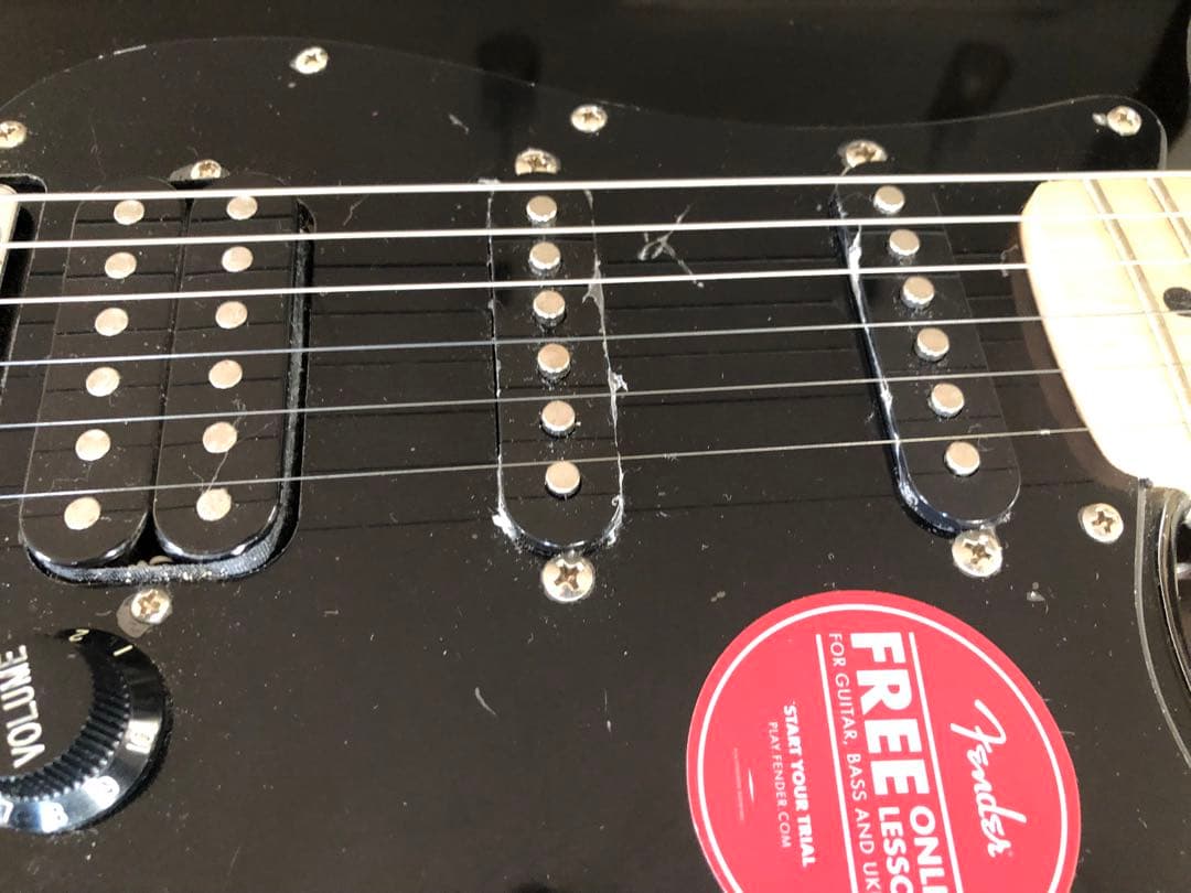 Squier ブラック エレキギター 本体