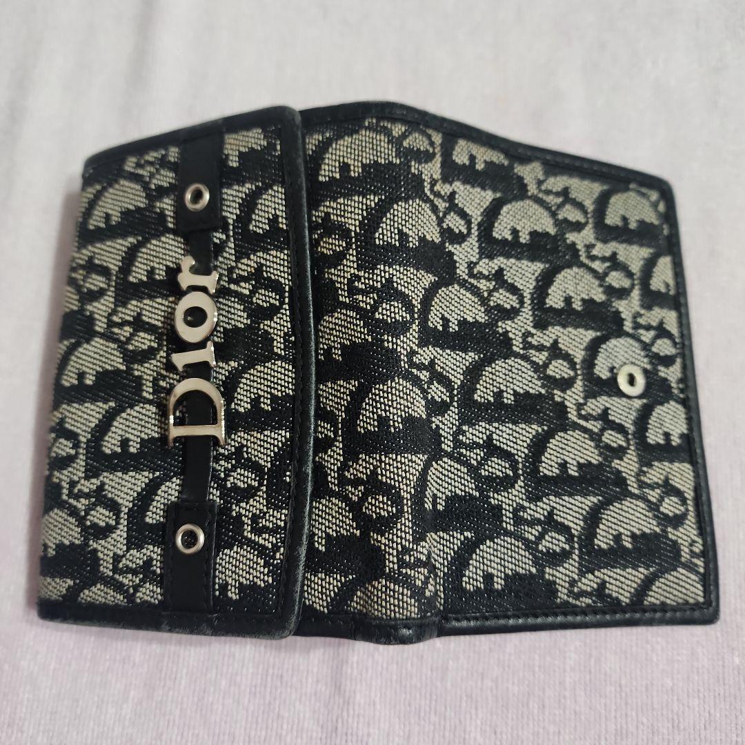 Dior 二つ折り財布 ブラック ベージュ
