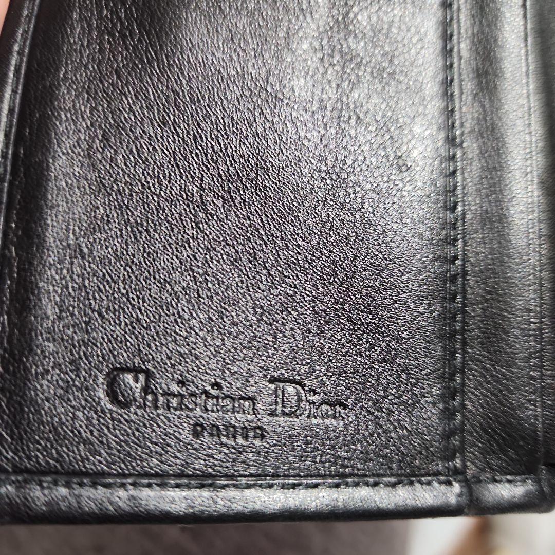 Dior 二つ折り財布 ブラック ベージュ