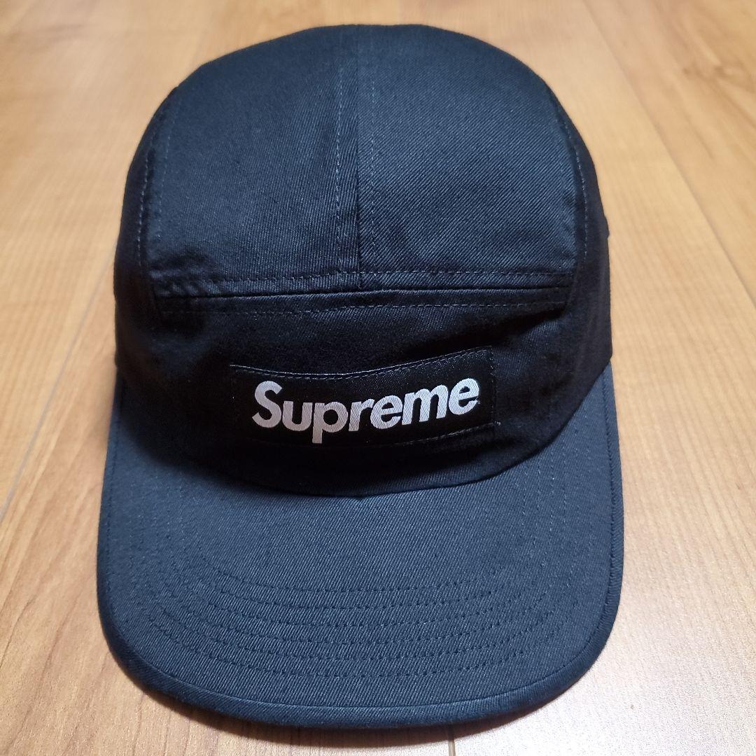 【美品】Supreme Washed Chino Twill Camp Cap
