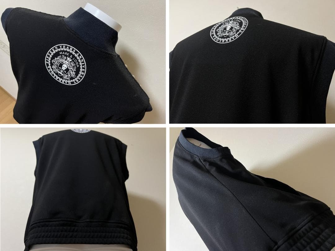 【美品】MARK & LONA　Prince Stud Zip Vest【48】