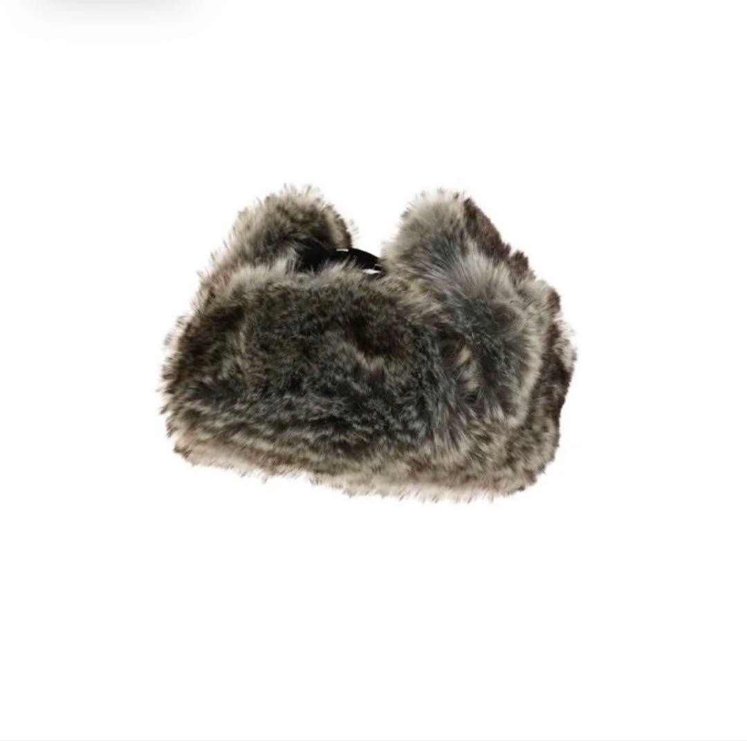 帽子 PALACE SHERPA FAUX SUEDE TROOPER BLACK