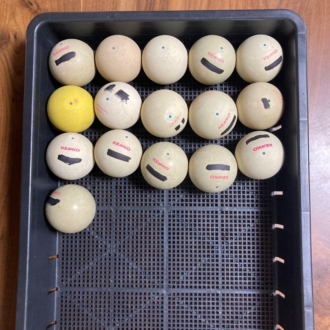 ソフトテニスボール　中古　60球