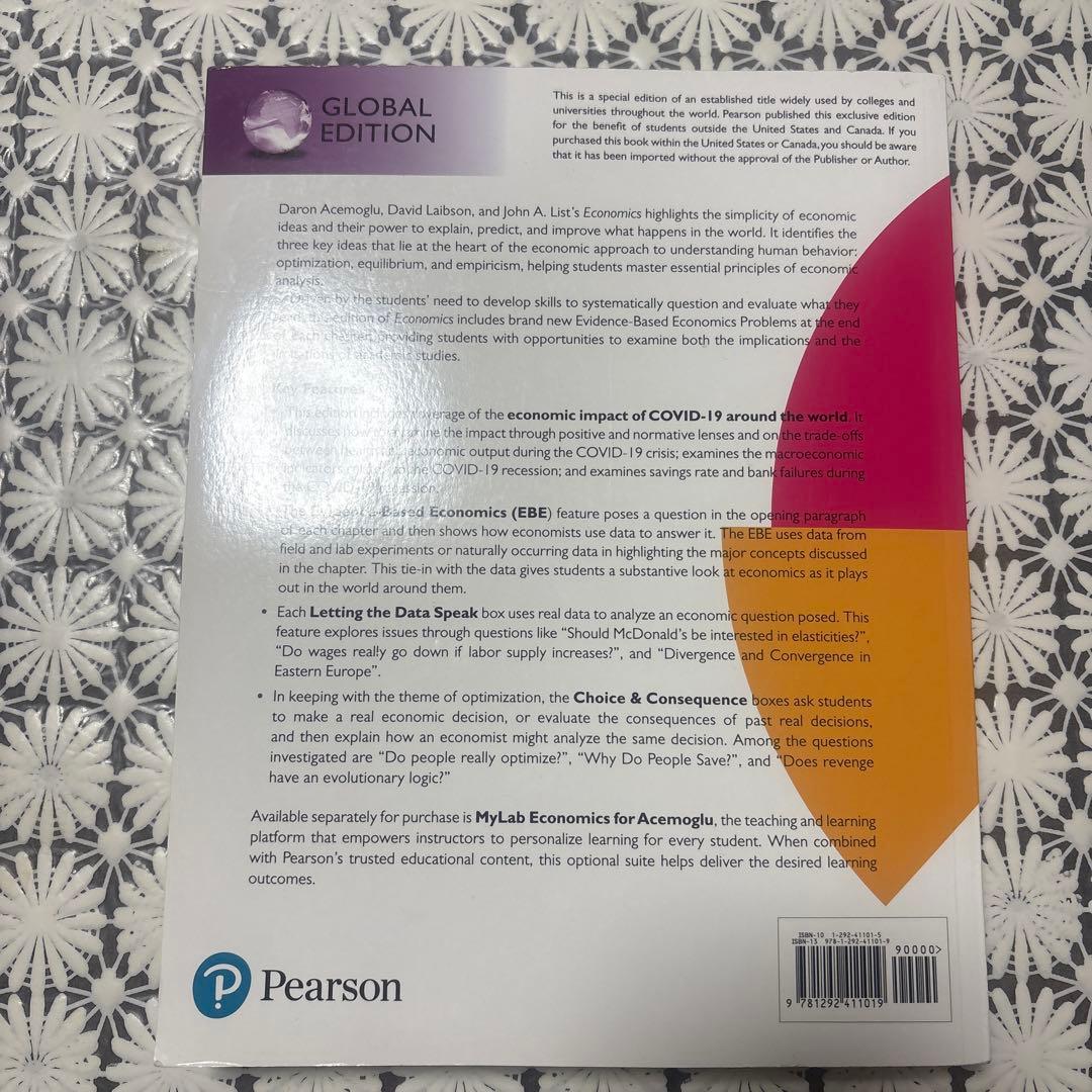 ビジネス・経済 Economics, Global Edition (3rd Edition)