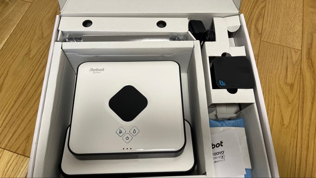 【美品ほぼ未使用】iRobot フロアモッピングロボット Braava 380j