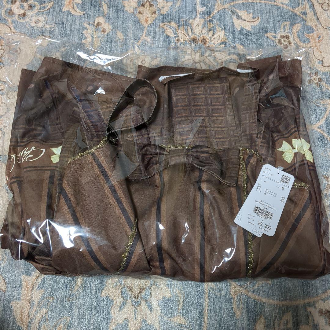 新品タグ付き♡Chalmiere♡ボンボンショコラ柄ジャンスカ 茶 ロリータ