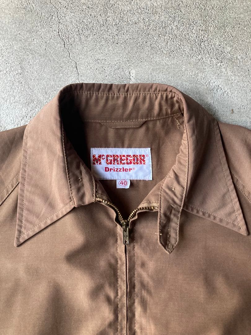 70s McGREGOR ドリズラージャケット ブラウン 40 USA製