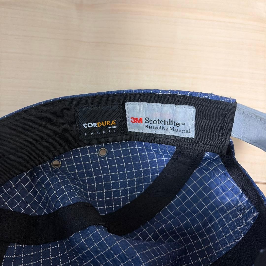 Supreme ネイビー チェック柄 キャップ