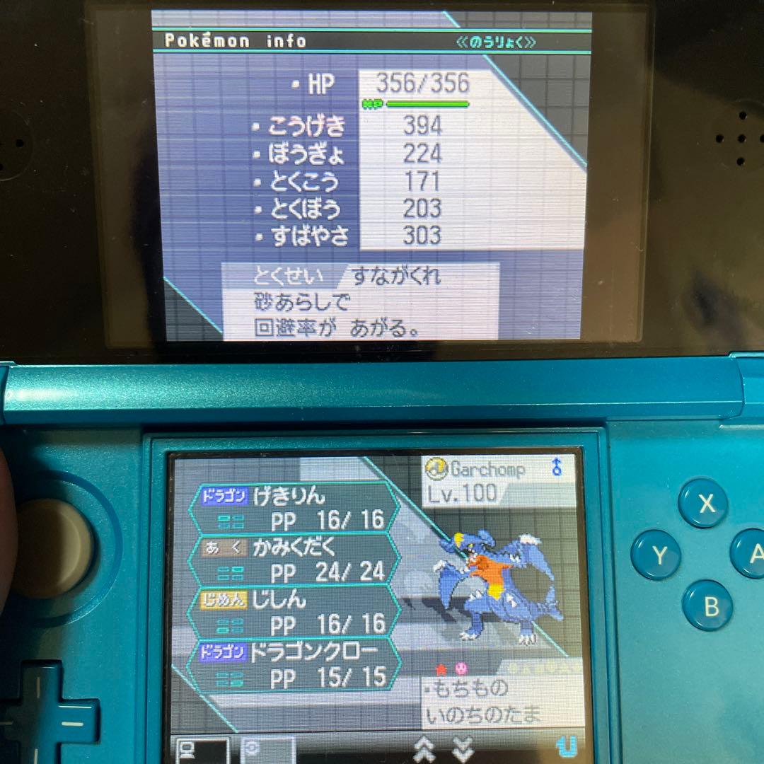 ポケットモンスター ブラック　色違い伝説、バトル用ポケモン