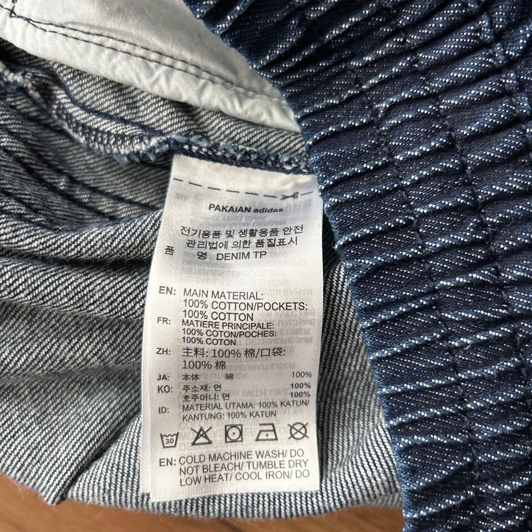adidas デニム トラックパンツ M