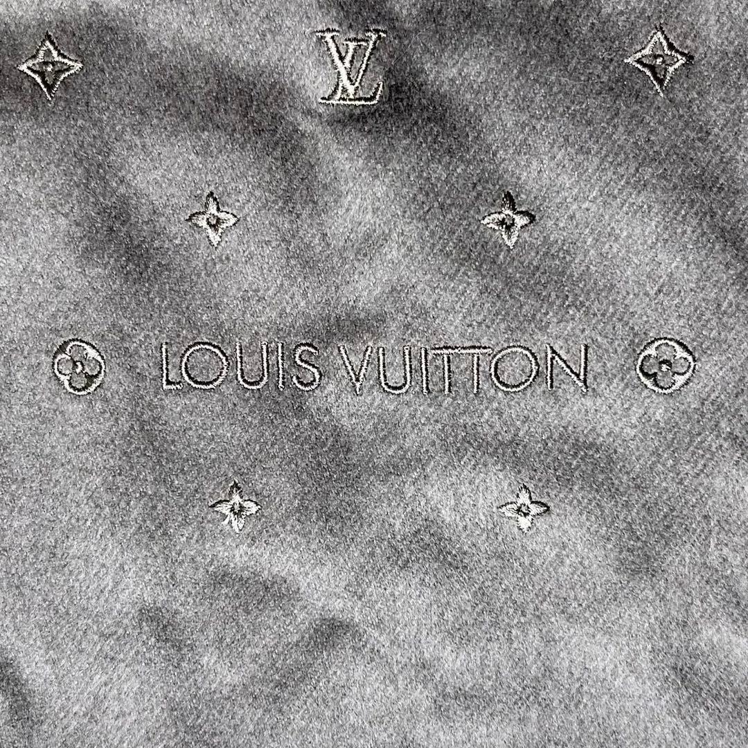 美品 LOUIS VUITTON マフラー モノグラム カシミヤ シルク 現行