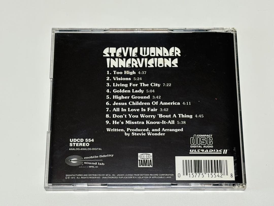 スティーヴィー・ワンダー　Innervisions　MFSL　24KゴールドCD