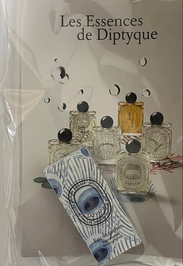Diptyque ORPHEON、LAZURIO、Fleur de peau