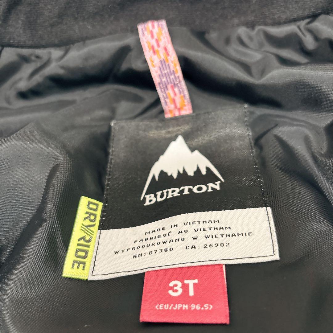 BURTON 子供 スノーボードウェア 3T リバティ 花柄 つなぎ 女の子