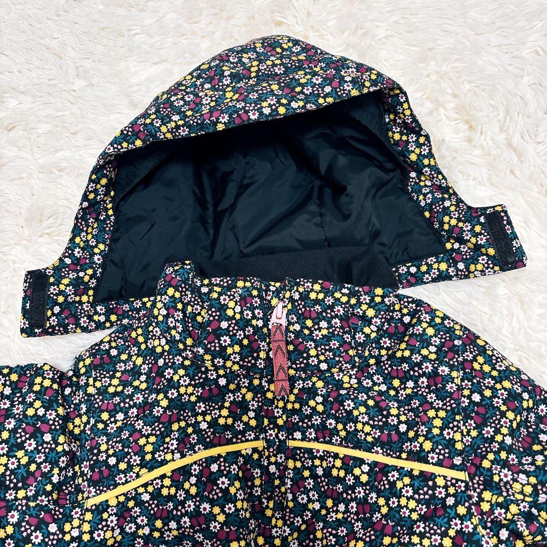 BURTON 子供 スノーボードウェア 3T リバティ 花柄 つなぎ 女の子