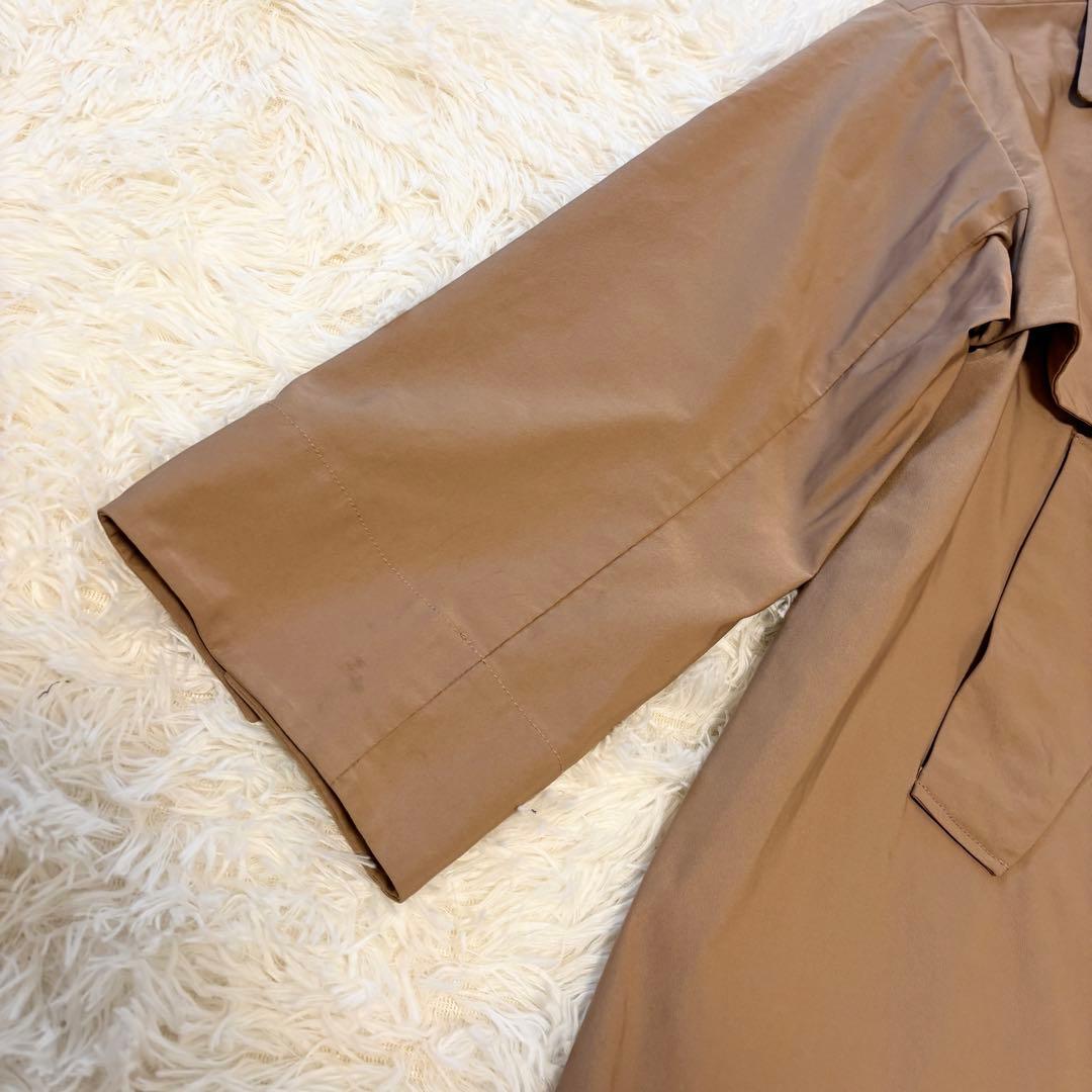 【新品同様✨現行】LANVIN en Bleu メモリーグログランミドルトレンチ