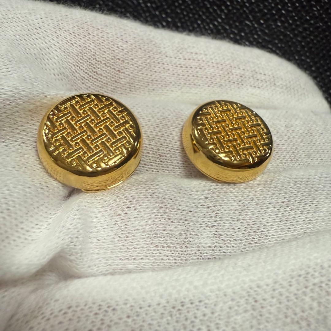 GUCCI グッチ カフリンクス ゴールド 金 メンズ 結婚式 ビジネス 父の日