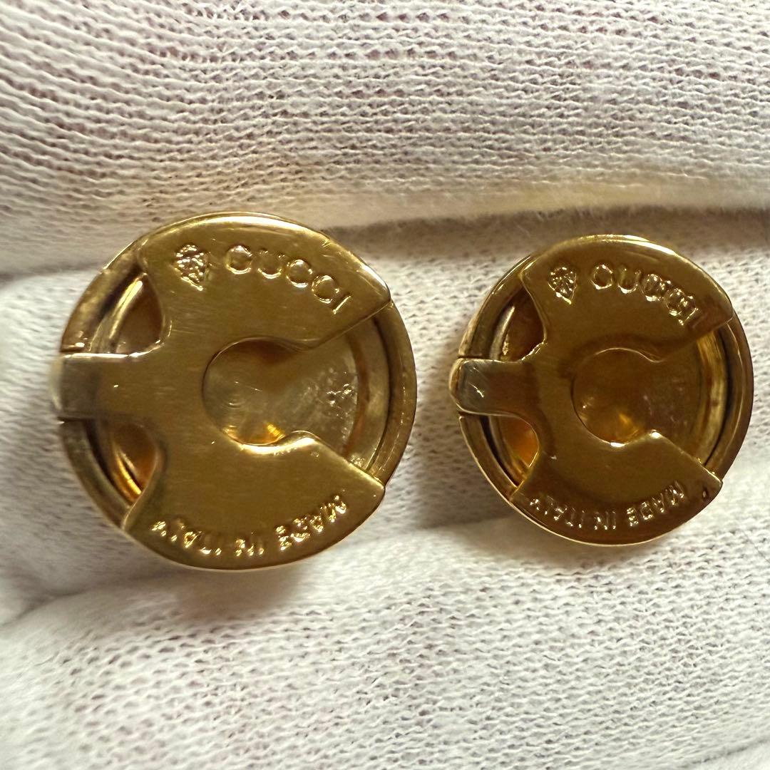 GUCCI グッチ カフリンクス ゴールド 金 メンズ 結婚式 ビジネス 父の日