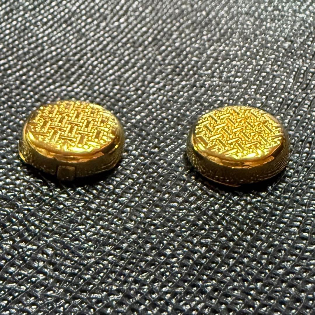 GUCCI グッチ カフリンクス ゴールド 金 メンズ 結婚式 ビジネス 父の日