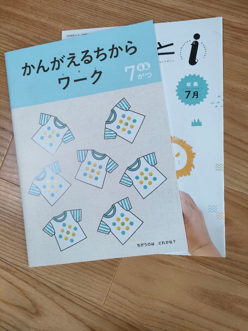 Ｚ会幼児コース　年長　ぺあぜっと　かんがえるちからワーク