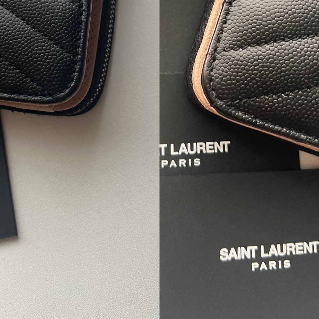 238 極上美品 SAINTLAURENT イヴサンローラン 2つ折り財布