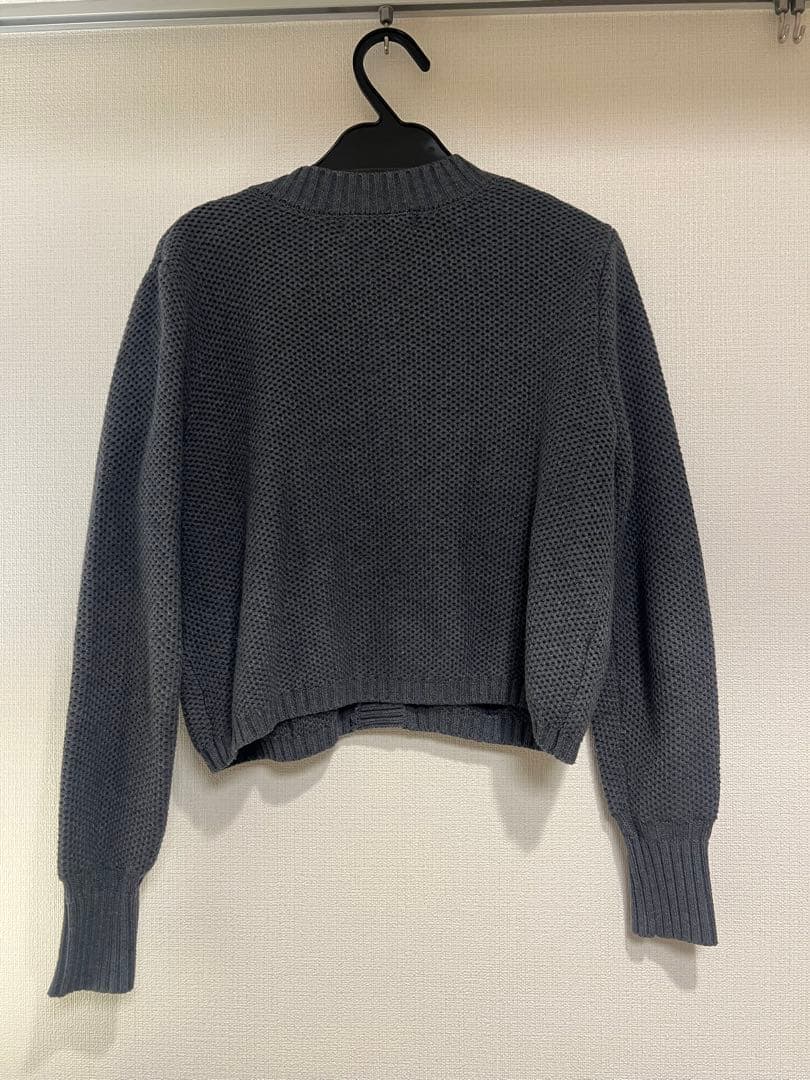 laubeblanc Basket Knit Cardigan グレー