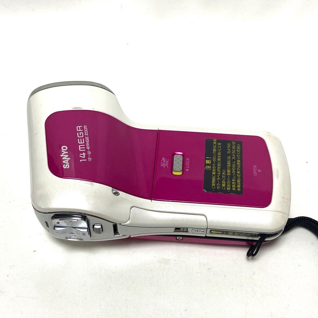 SANYO DMX-CA100 ビデオカメラ 動作品 ピンク
