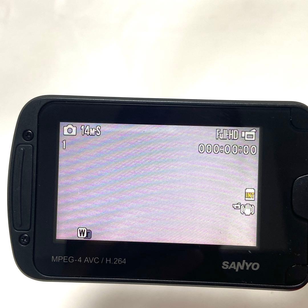 SANYO DMX-CA100 ビデオカメラ 動作品 ピンク