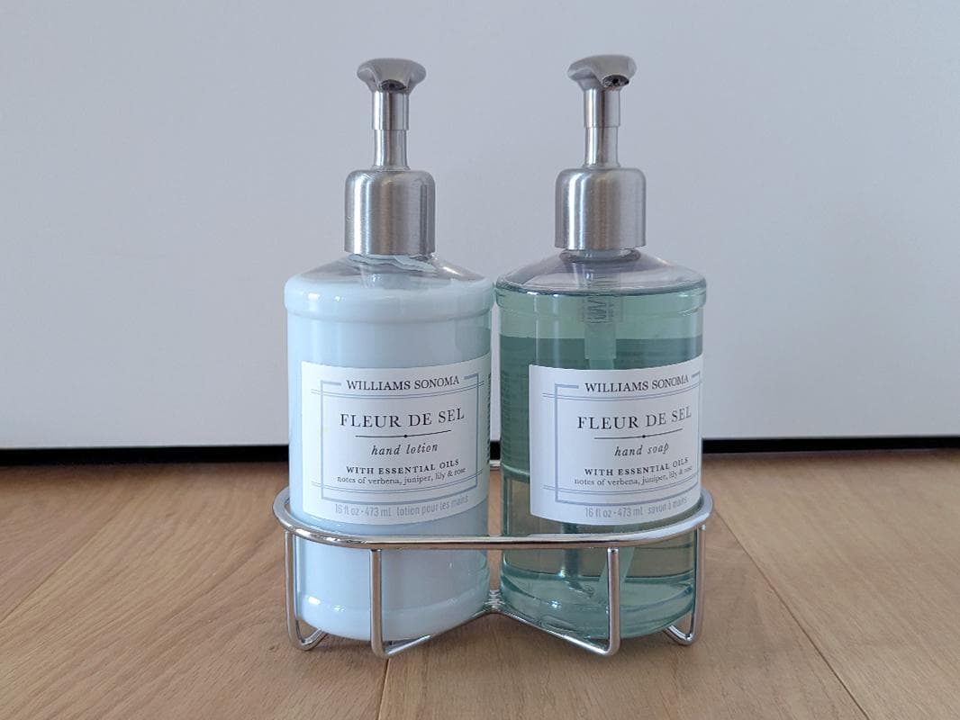 Williams Sonoma ハンドソープ＆ローション＆ステンレスラックセット