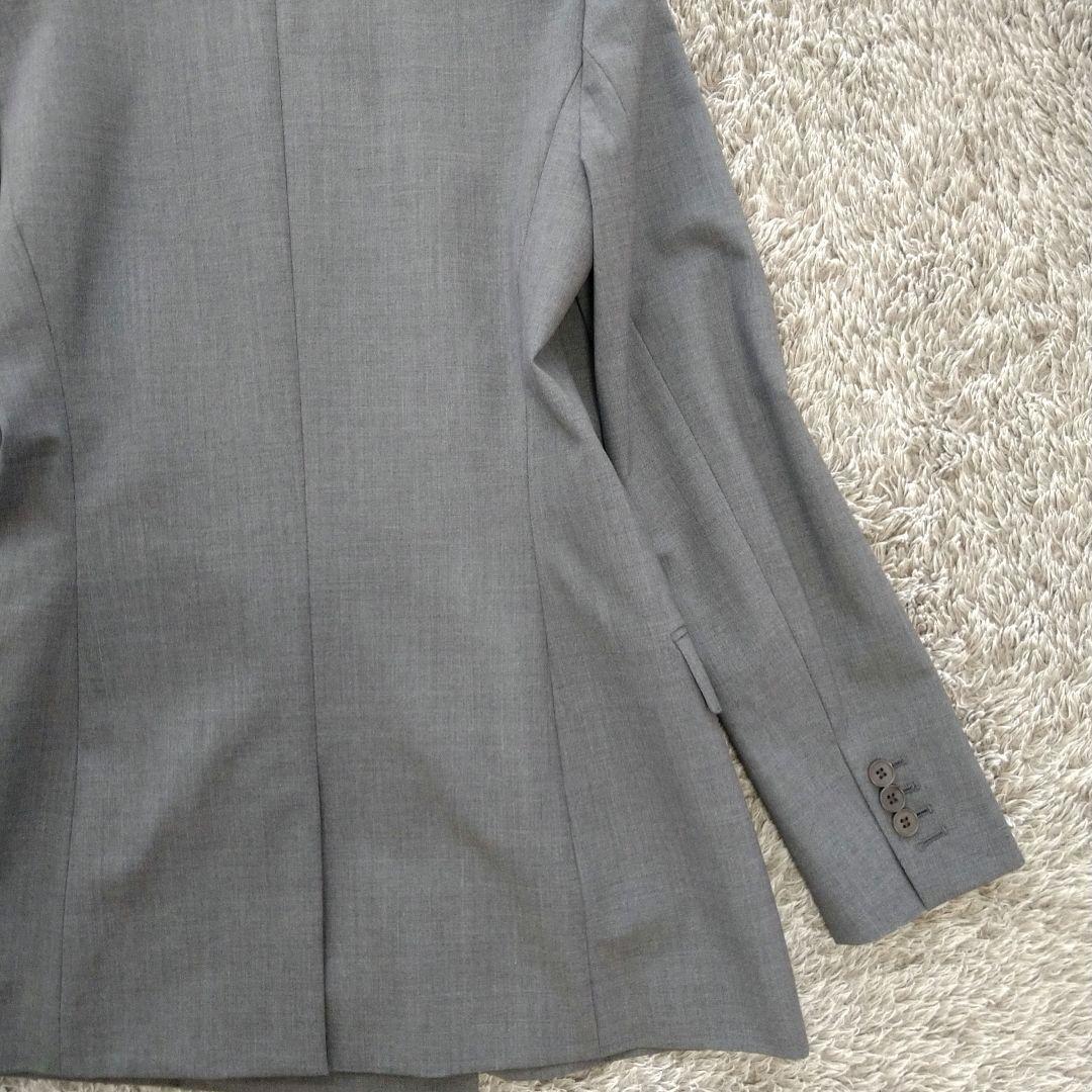 Theory セオリー ダブルジャケット グレー　TRACEABLE.WOOL