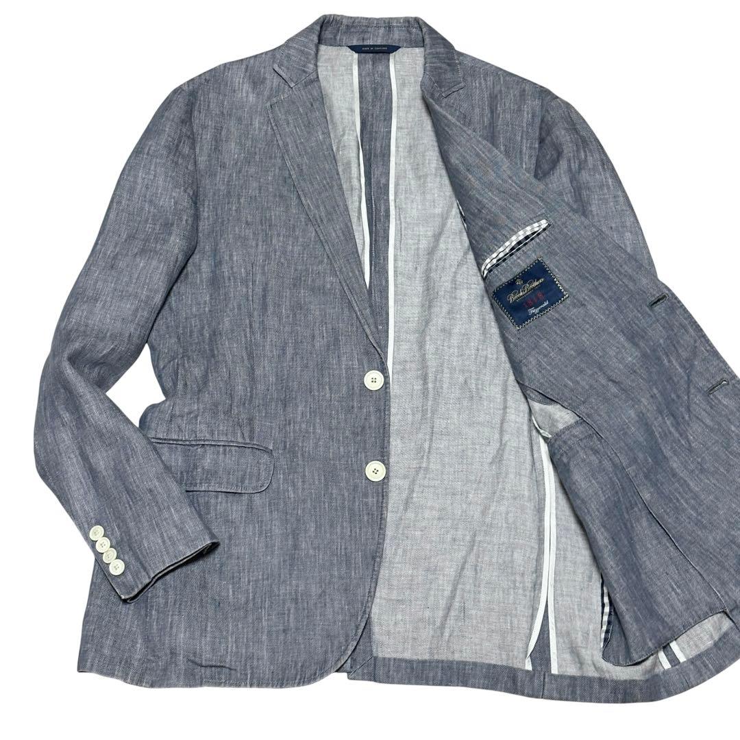 BROOKS BROTHERS ブルックスブラザーズ 麻 テーラードジャケット