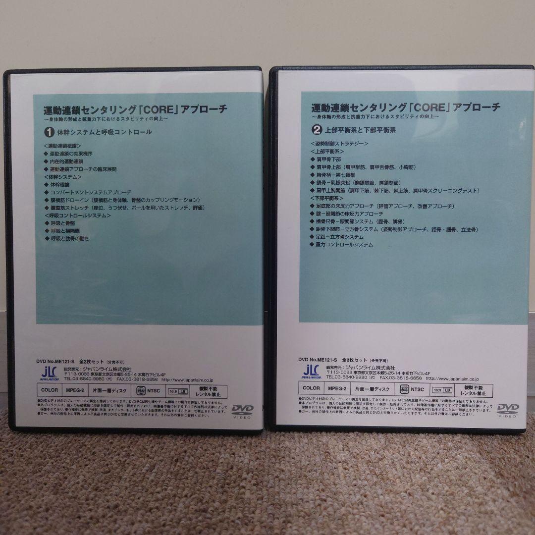 運動連鎖センタリング「CORE」アプローチ DVD