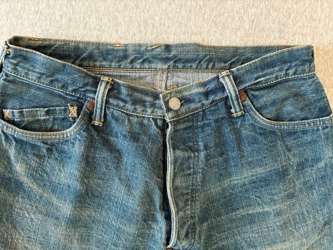 エヴィス　EVISU 大黒　デニム　size36x35 Lot2007 白かもめ