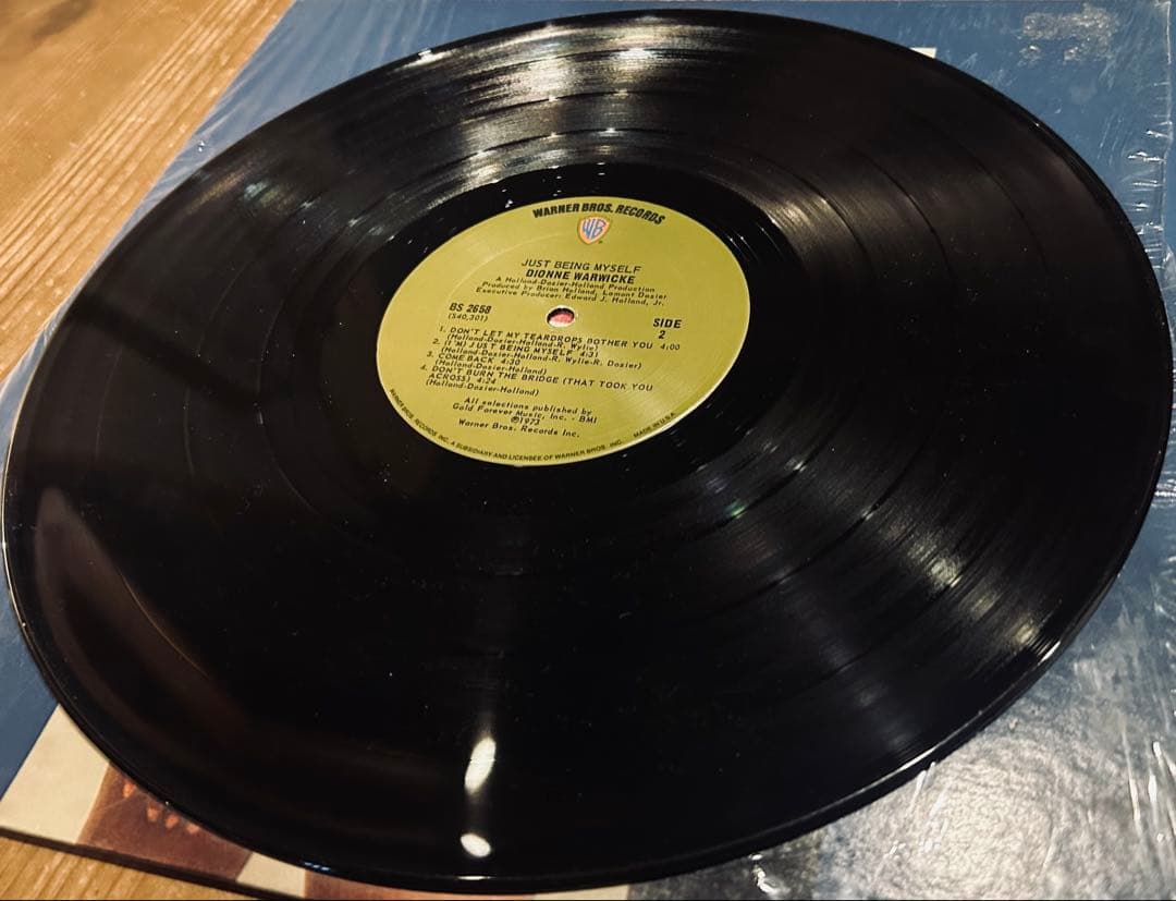 Dionne Warwicke Just Being Myself レコード
