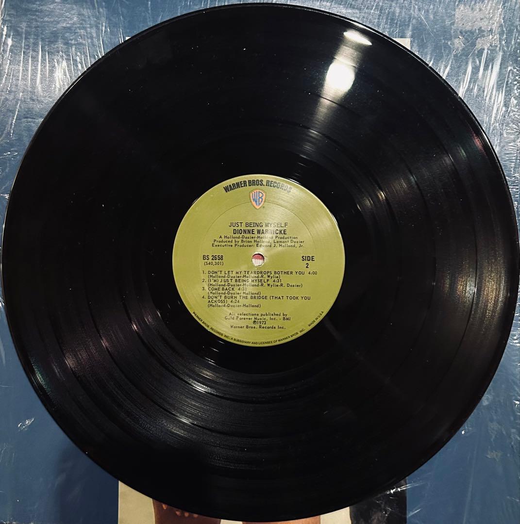 Dionne Warwicke Just Being Myself レコード
