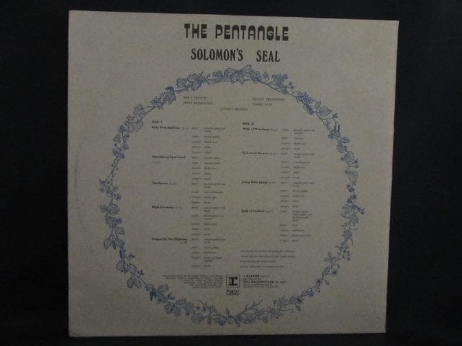 PENTANGLE★Solomon's Seal UK Reprise オリジナ