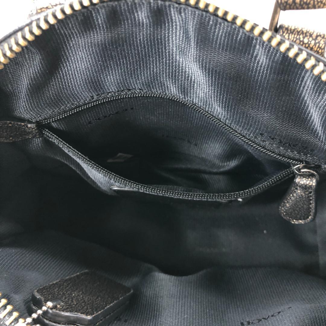 コーチ COACH ゴールドレザー 2wayミニボストンバッグ 肩がけ斜め掛け