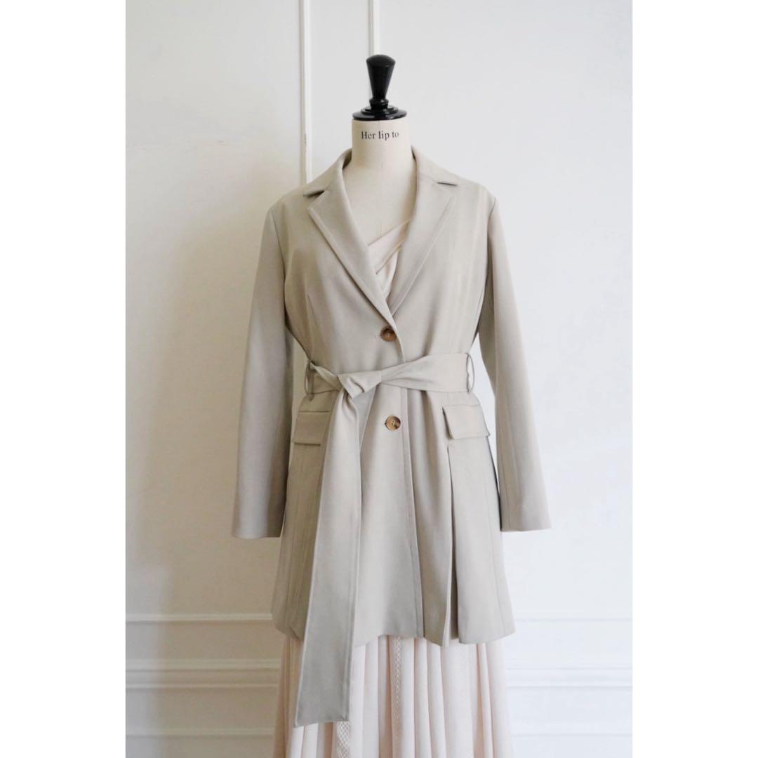 【美品】Herlipto ハーリップトゥBelted Blazer Dress