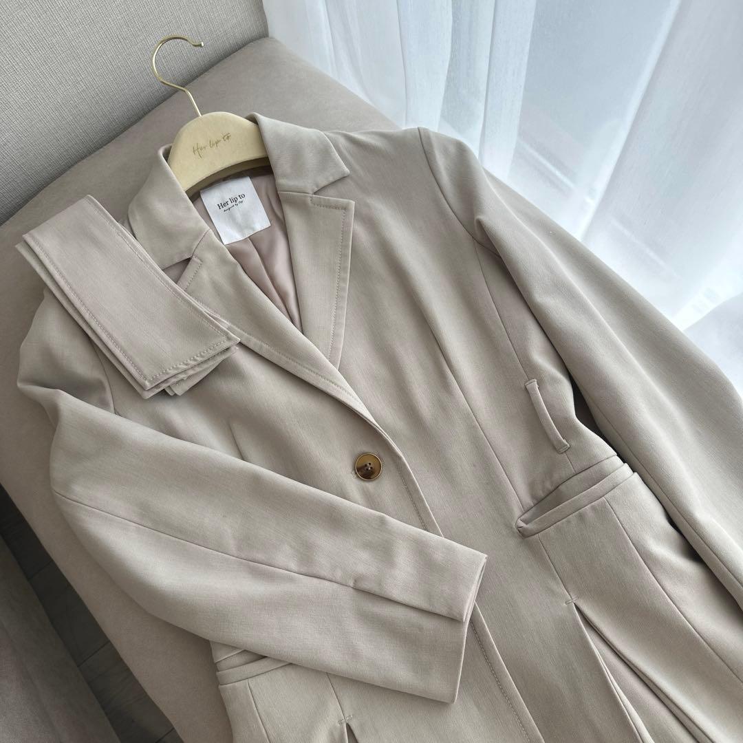 【美品】Herlipto ハーリップトゥBelted Blazer Dress